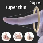 Новинка 2020, 20 шт., ультратонкий натуральный латексный каучук для мужчин, оптовая продажа, стимуляция вагинального массажа, Прямая поставка