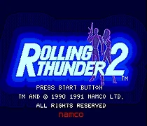 Игровая карта Rolling Thunder 2 16 bit MD для Sega Mega Drive Genesis | Электроника