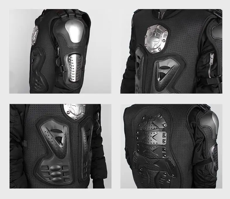 Улучшенный! мужской/женский мотоциклетный жилет из нержавеющей стали бронежилет