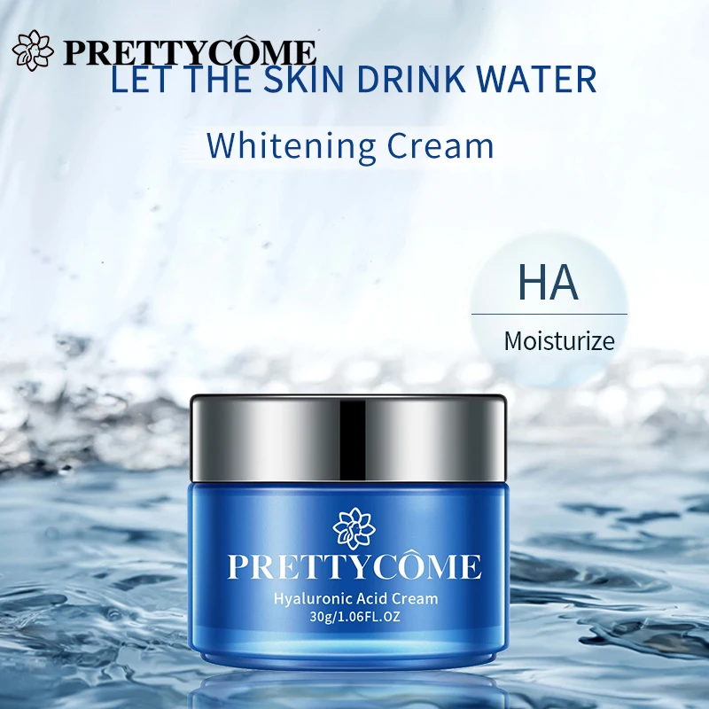 

PRETTYCOME Hyaluronic Acid Facial Day Cream Anti Aging softting Lifting Firming Deep Moisturizing Brighten Skin Repair Freckls