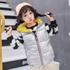 Windproof Waterproof Hooded Child Waist Coat Children Outerwear Winter Coats Warm Cotton Baby Girls Vest For Boys Kids Clothes 5