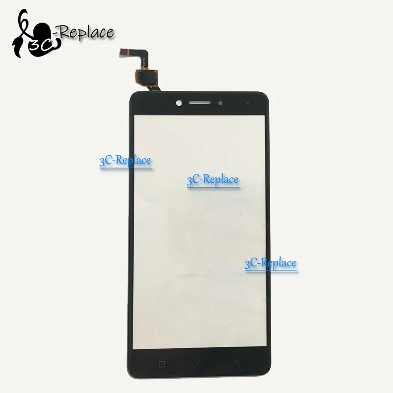 Black Only Touch Протестированный черный/белый/золотой 5,5 дюйма для lenovo K6 Note/K6 Plus ЖК-дисплей кодирующий преобразователь сенсорного экрана в сборе/или только сенсорный - Цвет: Black Only Touch