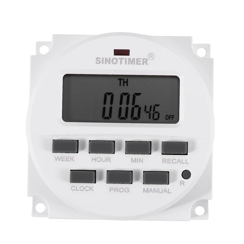LBER Sinotimer Tm618H 2 220 В Ac цифровой переключатель времени выходное напряжение в 7 дней