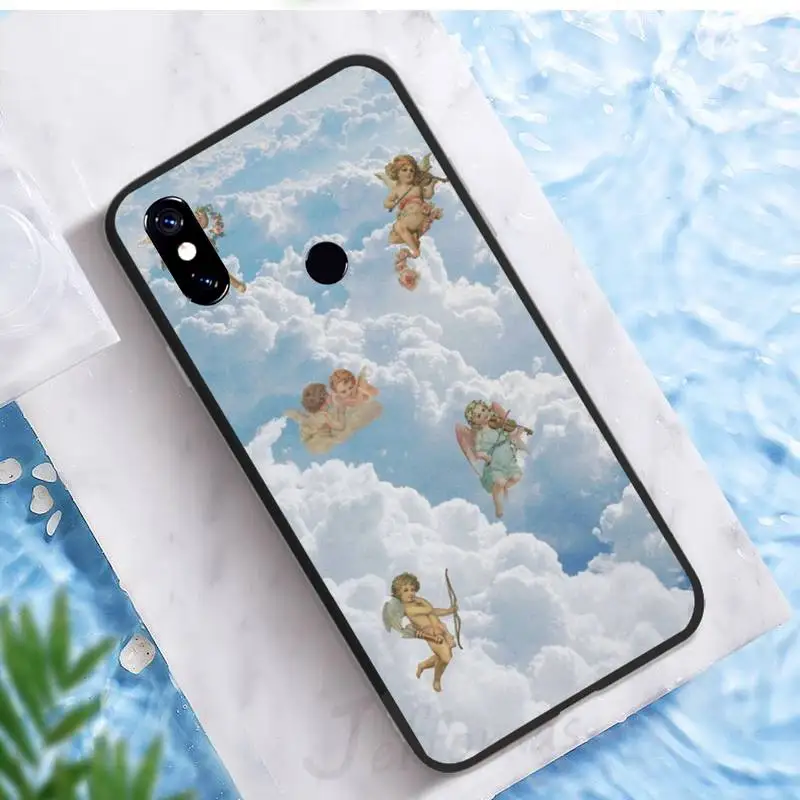 

Phone Case For Xiaomi Redmi note 7 8 9 pro 8T 9A 9S Mi Note 10 Lite pro Art Renaissance angels
