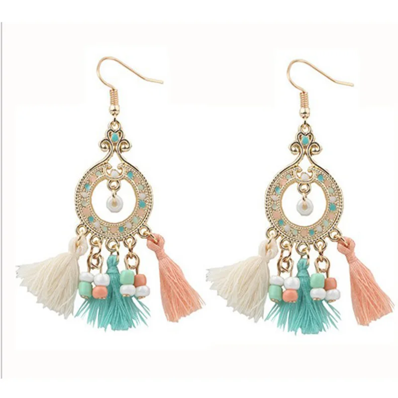 Новые роскошные Кристальные свадебные серьги с кисточками для женщин модные в