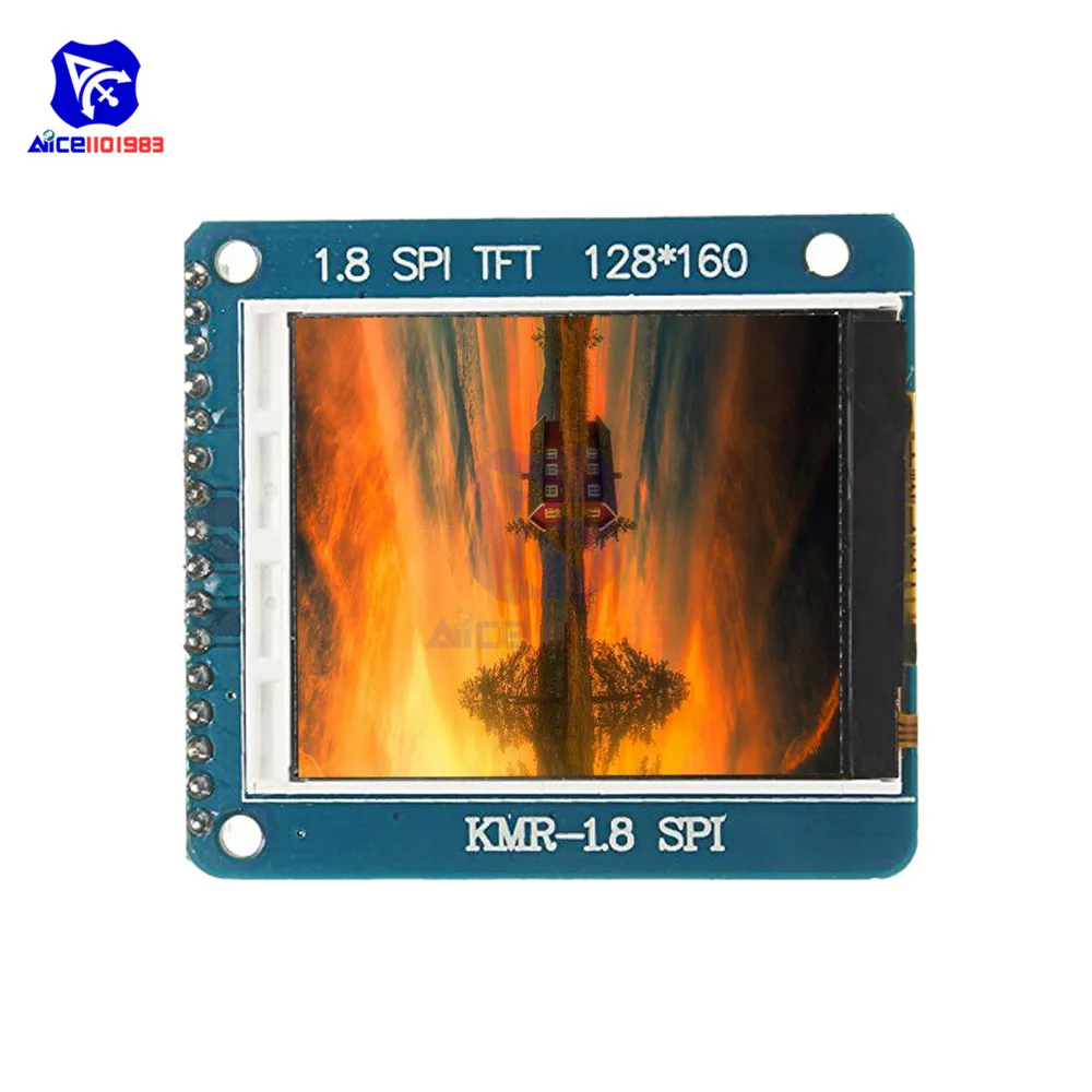 1.8 Inches LCD 0,96 дюйма 1,14 дюйма 1,3 дюйма 1,44 дюйма 1,5 дюйма 1,8 дюйма ips TFT ЖК-экран дисплей модуль ST7735 SPI IIC для Arduino 51 STM32 - Цвет: 1.8 Inches LCD