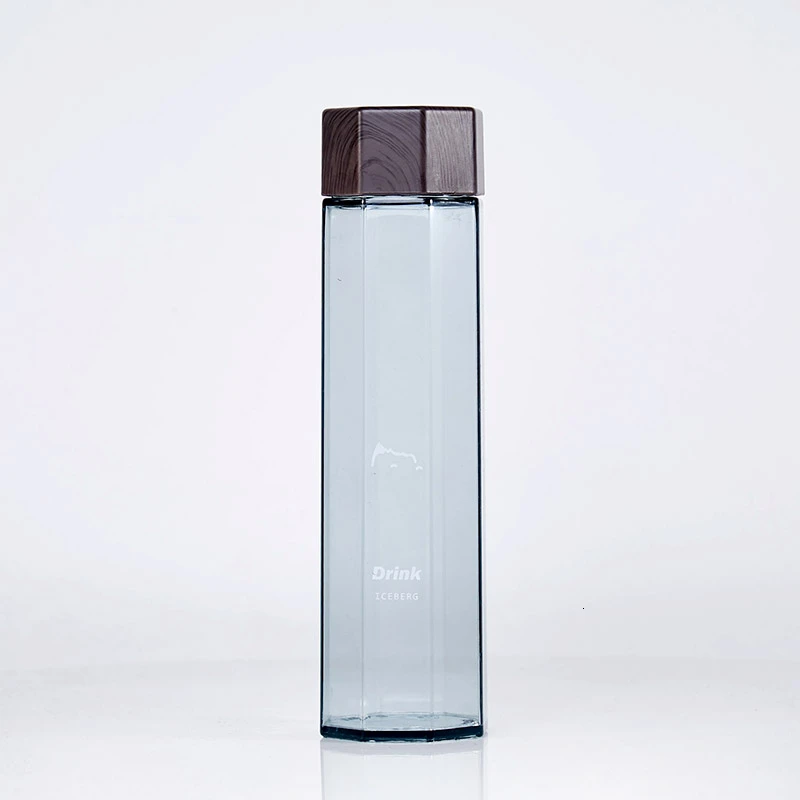 Drink Iceberg Soffe фруктовая бутылка для заварки воды 380 мл квадратная прозрачная термостойкая уличная Спортивная бутылка для питья без BPA пластика - Цвет: Drink Iceberg