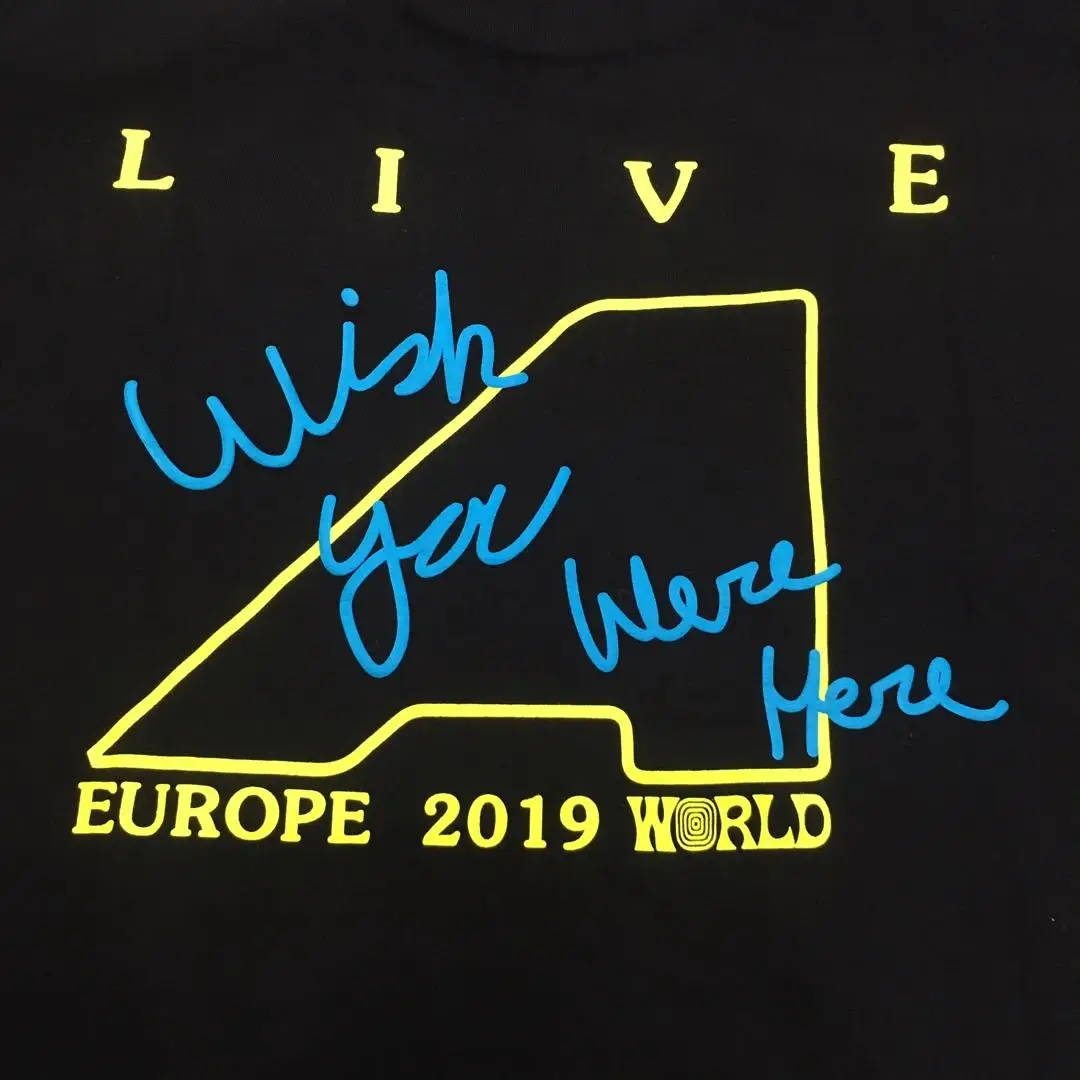 Футболка с тревисом Скоттом AstroWorld Tour для мужчин и женщин топ в стиле хип хоп