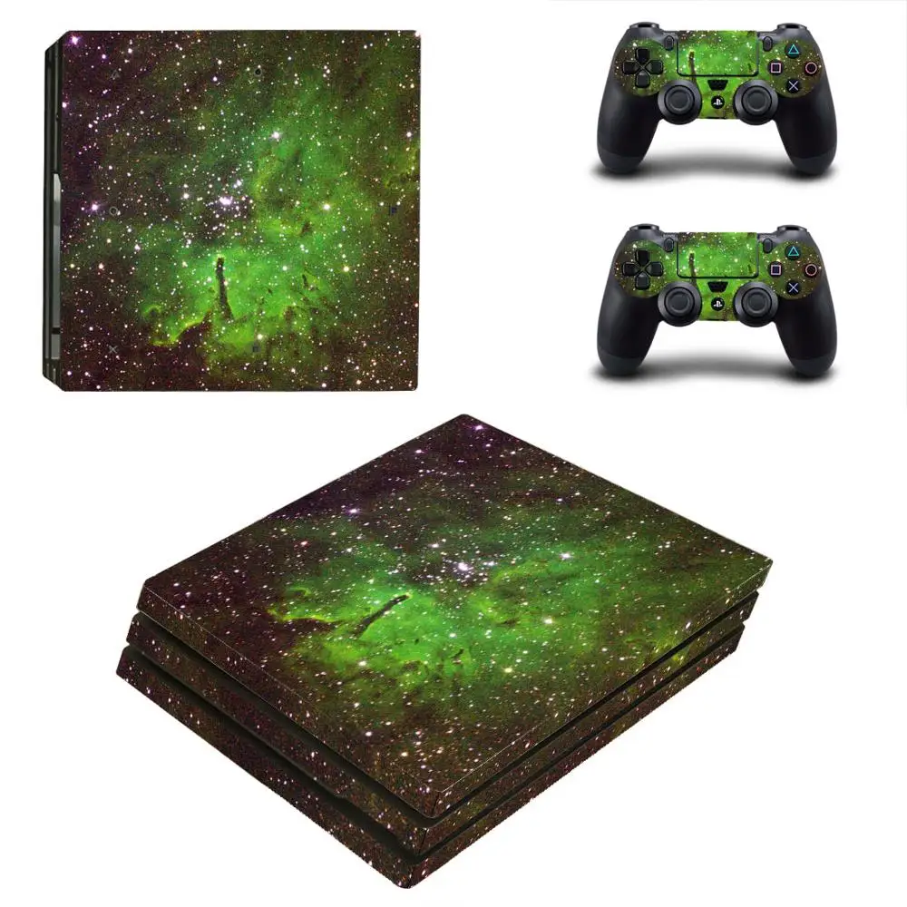 

Starry Sky Style PS4 Pro Skin Sticker for Sony Playstation 4 Pro Console & 2 Controllers Decal Vinyl Protective Skins Style 3