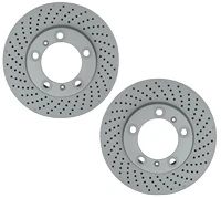 genuine front disc brake rotors kit for porsche cayman boxster 98135140101 981 351 401 01 98135140201