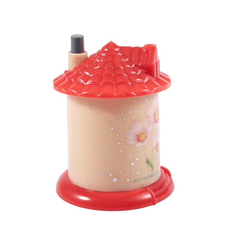 Фиолетовый цветочный принт ярко синий дом в форме Фотообои|Подставки для