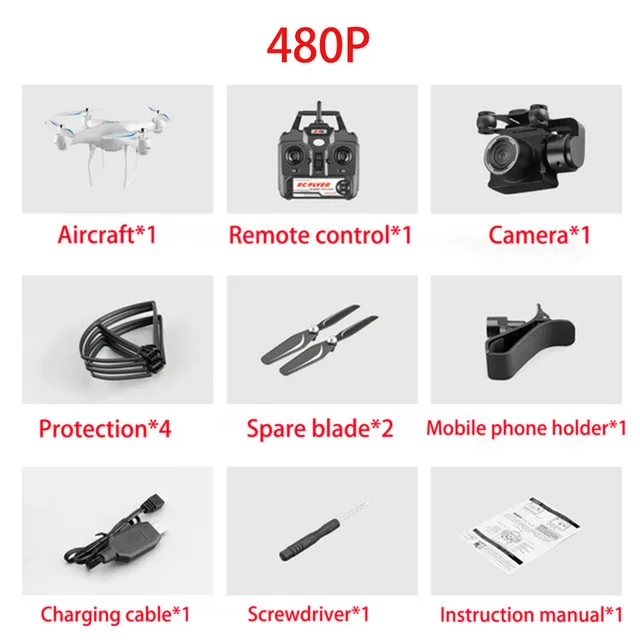 480p drone S32T вращающийся Квадрокоптер с камерой 1080 P HD аэрофотосъемка воздуха давление парение вертолет с камера дрон квадрокоптер с камерой квадрокоптер с камерой профессиона квадракоптер квадракоптер - Цвет: 480p