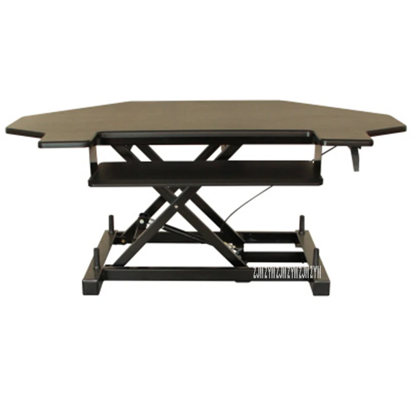 T4 Office Computer Metal Standing Liting Table Ergonomics Gas Spring Stand Up Notebook Desktop Mobile Folding Desk | Компьютеры и офис