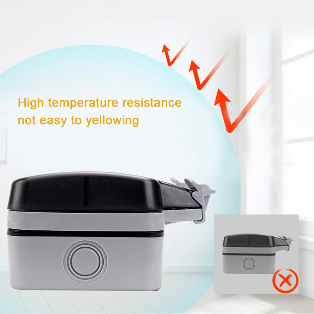 13A безопасная мощность наружная настенная розетка IP66 Водонепроницаемая двойная