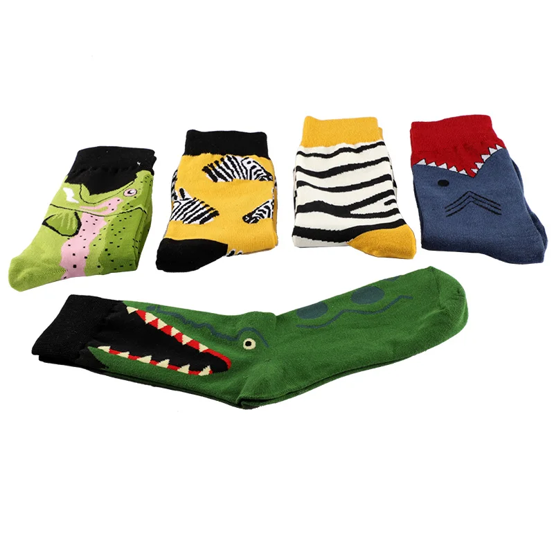 10 Pairs 30 Style Casual Men Socks Fashion Design Plaid Colorful Happy Business Party Dress Funny Woman Cotton Socks Gift