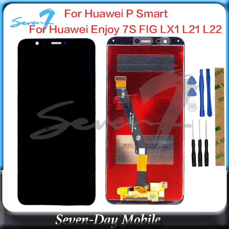 100% протестированный 5 65 &quotЖК дисплей с сенсорным экраном Dizigiter для huawei P Smart lcd