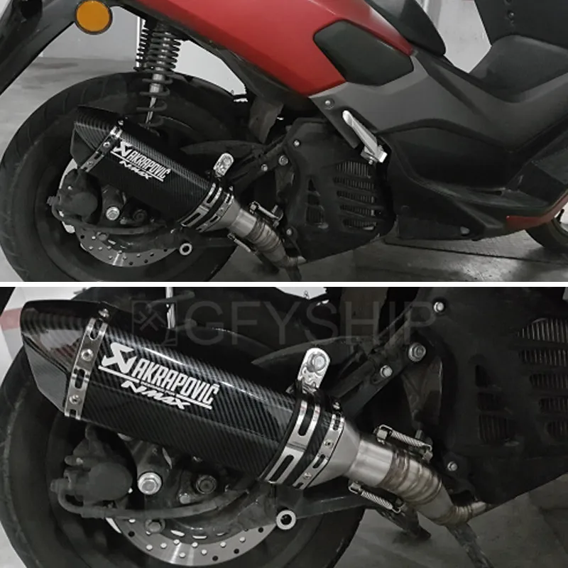 Для Yamaha NMAX 155 2015 2016 125 NMAX125 15 16 Escape мотоцикл глушитель и Соединительная труба