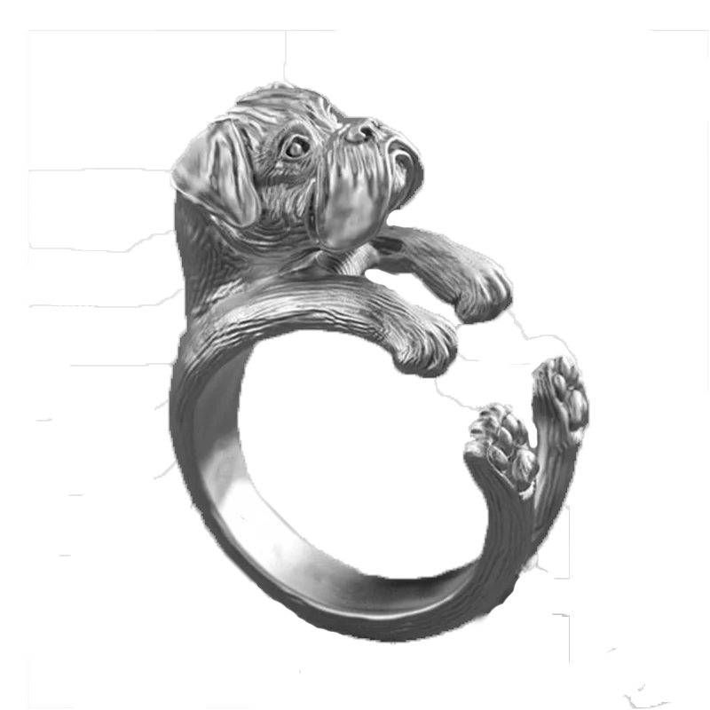 Дропшиппинг новый дизайн фантастическое 3d кольцо в виде животного ручное