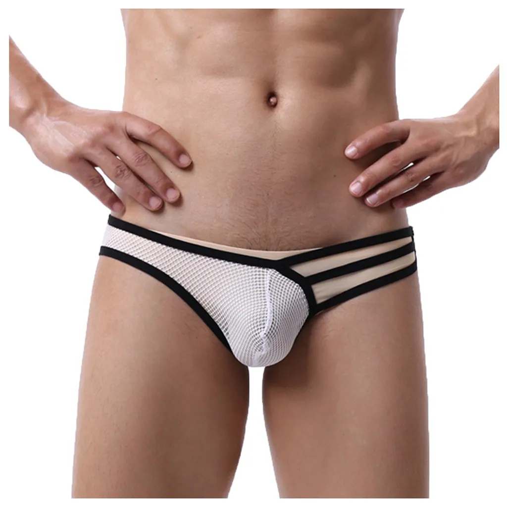 

Mens Underwear Briefs Summer Men's Briefs Ice Low Waist Sexy Panties Gay Seamless Silkly Briefs Underpant