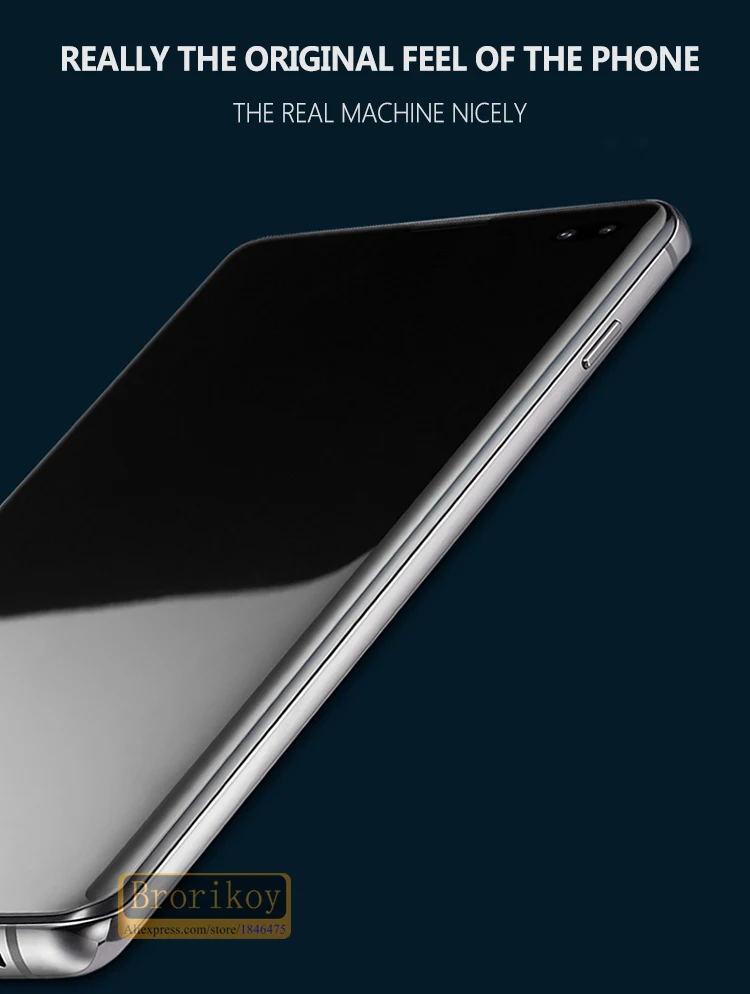 20D Защитная пленка для экрана из закаленного стекла для samsung Galaxy S10 Plus S10e UV жидкая пленка для экрана samsung S10 Plus