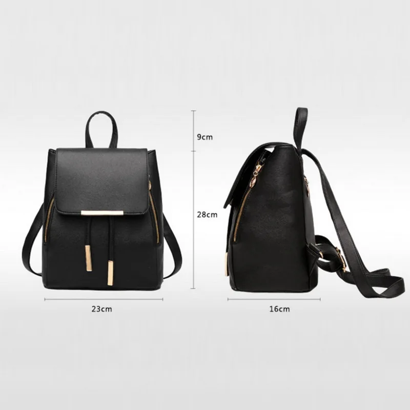 Противоугонные рюкзаки для женщин рюкзак кошелек водонепроницаемый ПУ легкая