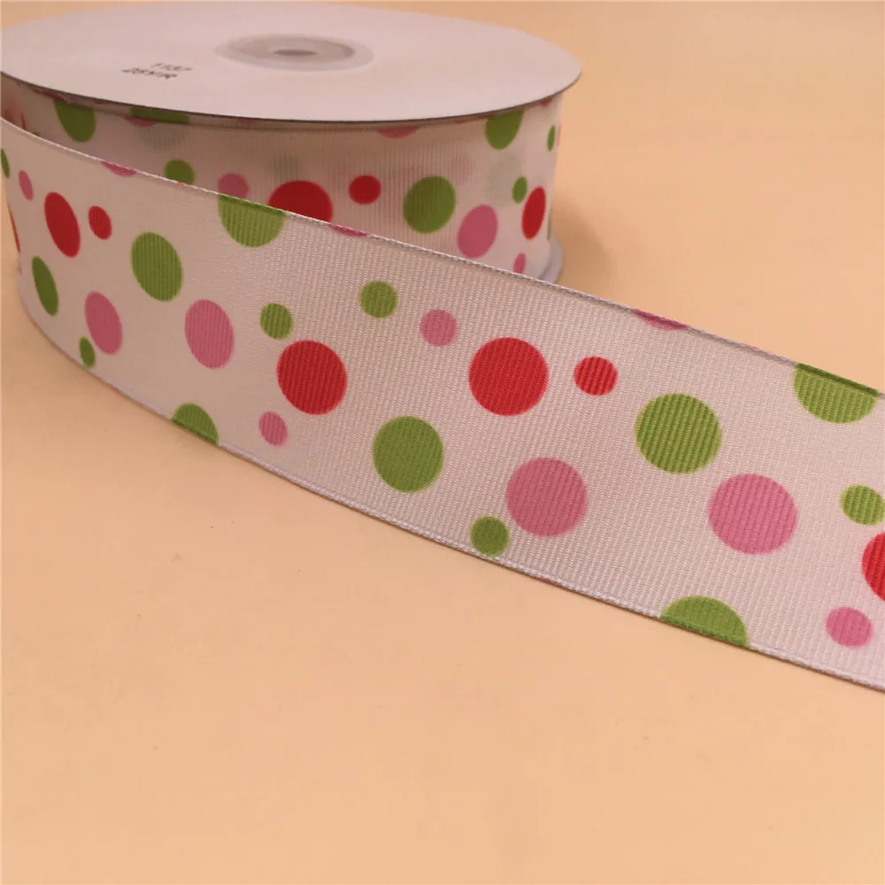 38 мм провод-край ленты разных цветов с узором в горошек платье для дня рождения