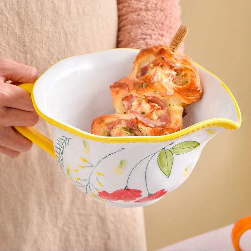 Тарелка для салата чайная чашка блюдо ужина тарелки с мультяшным рисунком стеков