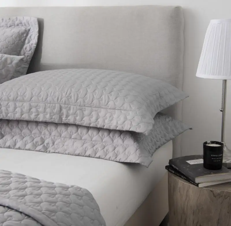 45 100% хлопковым наполнением покрывало серый 3/5 штук шикарное Покрывало стеганое