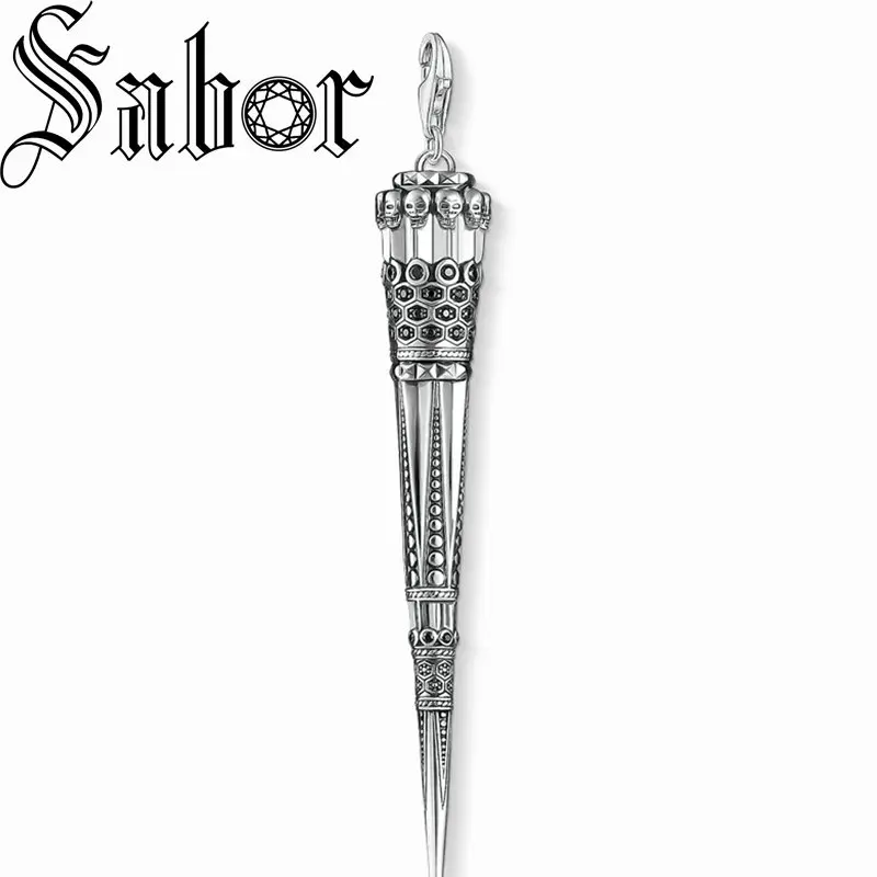 Этнический череп конус очарование европейский стиль Rebel ювелирные изделия для