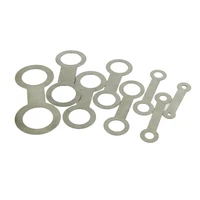8pcs stainless steel saxophone leveling rings pad woodwind instrument pads