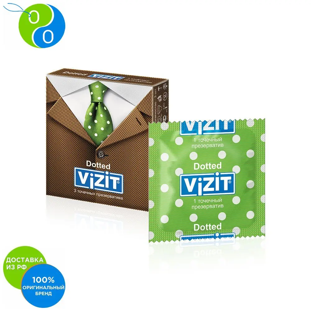Презервативы VIZIT Dotted Точечные 3 шт. (пр во CPR)|Презервативы| |