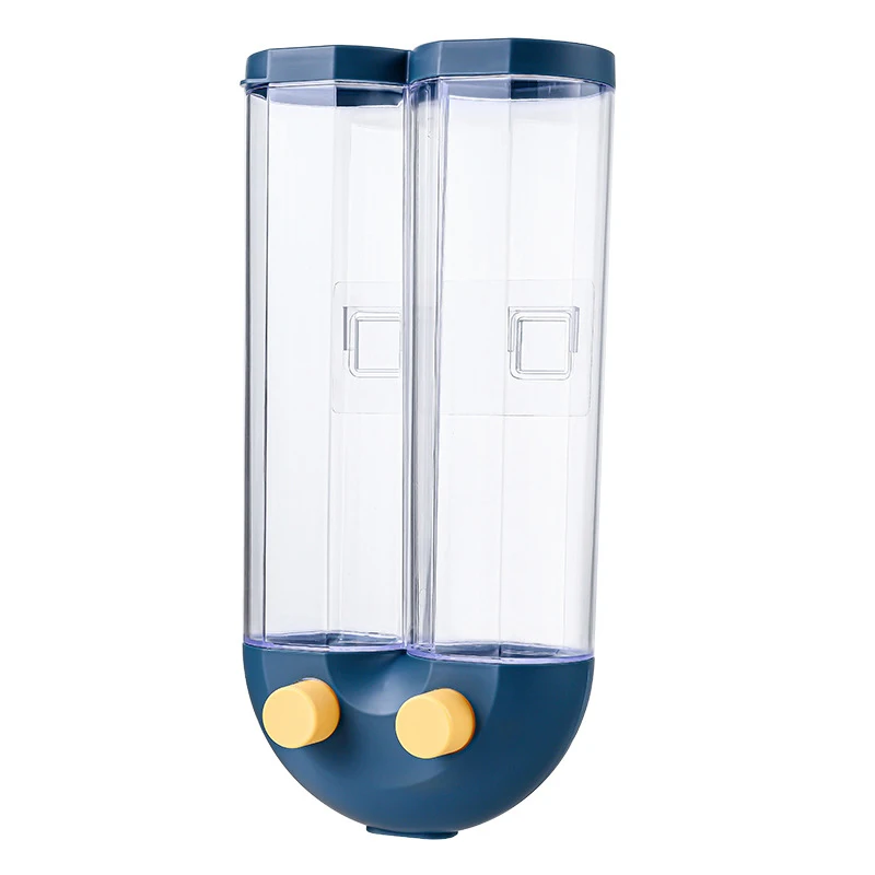 

Newly Push-type Wall-mounted Cereals Storage Tank Kitchen Waterproof Sealed Tank Grains Dispenser Tank VA88