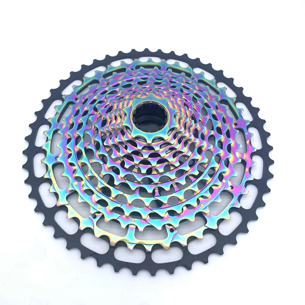 NEW SROAD 12 Speed Golden MTB Cassette 10-50T STEEL CNC Made Fit XD Driver Body 12V K7 Bike Freewheel Super Light 392g