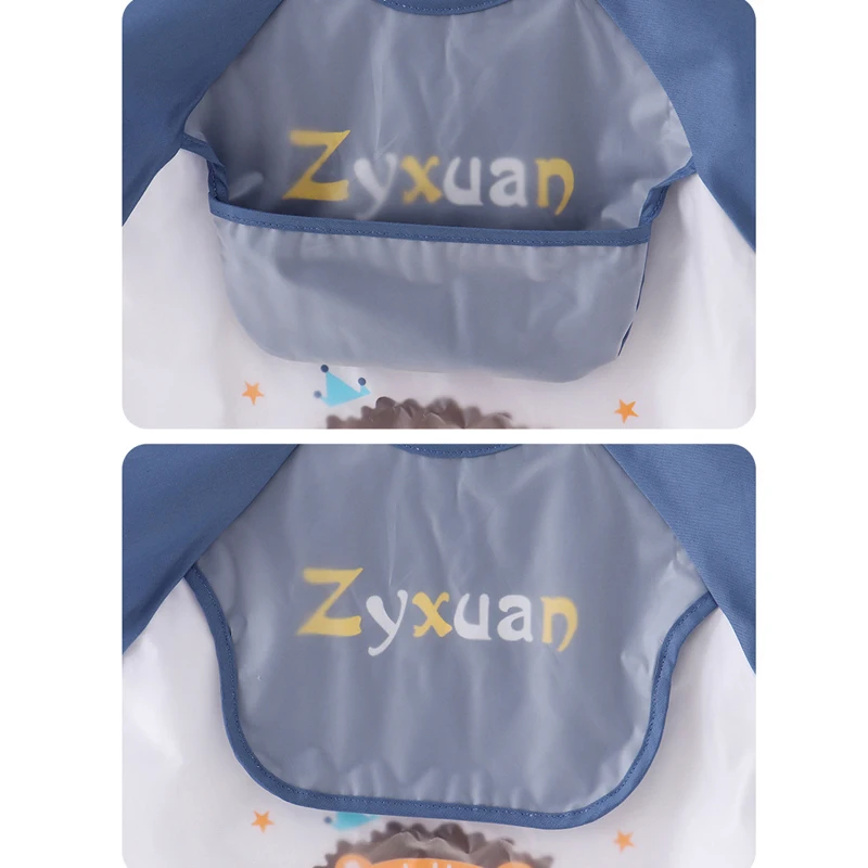 Warmom-Baberos impermeables para comer y ni&ntilde;os, Bandana sin mangas para beb&eacute;, ropa de algod&oacute;n suave para eructar, Eva-4