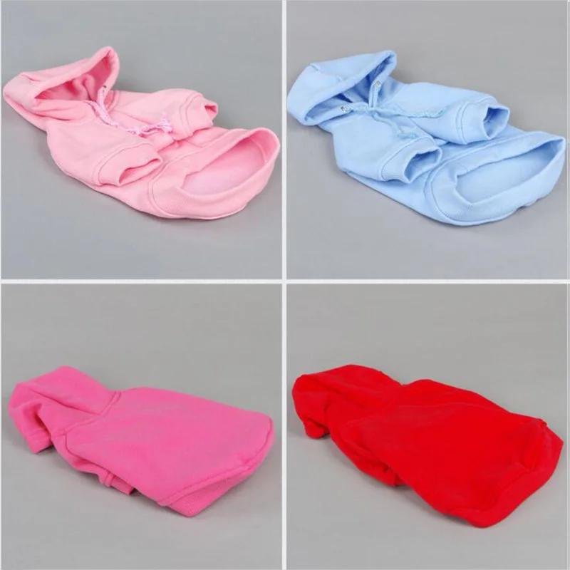 Популярный свитер с капюшоном для собак и кошек теплая Толстая флисовая куртка