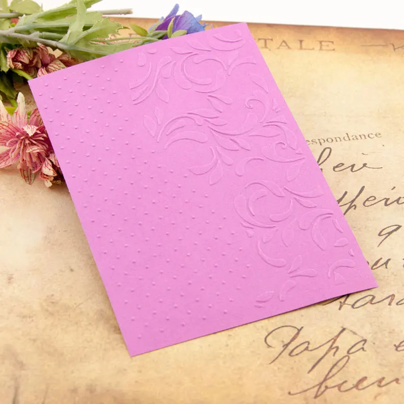 

Dot Lace Plastic Embossing Folder For Scrapbook DIY Album Card Tool Plastic Template Stamping Round Dot Pattern