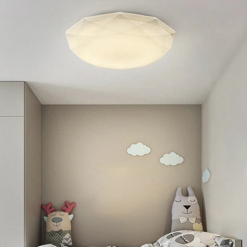

Простая Современная потолочная лампа для спальни, круглая лампа для крыльца, балкона, Скандинавская лампа для спальни master, лампа для теплой ...