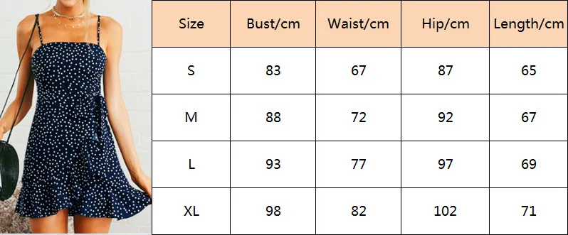 

Spaghetti Strap Womens Sleeveless Mini Dress Holiday Sexy Beachwear Party Clubwear Dot Print Ladies Summer Beach Sundress