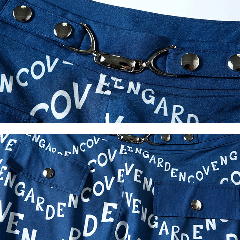 Французский шифоновый комплект из двух предметов с буквенным принтом женский