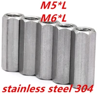 m5l10 120 m6l10 100stainless steel 304 hex socket spacer board stud male to female standoff screws hexagon spacer bolt862