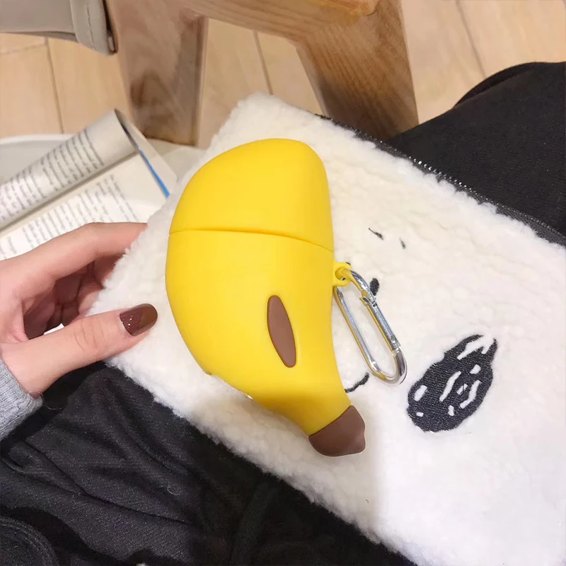 3D силиконовый чехол для наушников Airpods Pro с милым мультяшным рисунком Apple Air pods 3