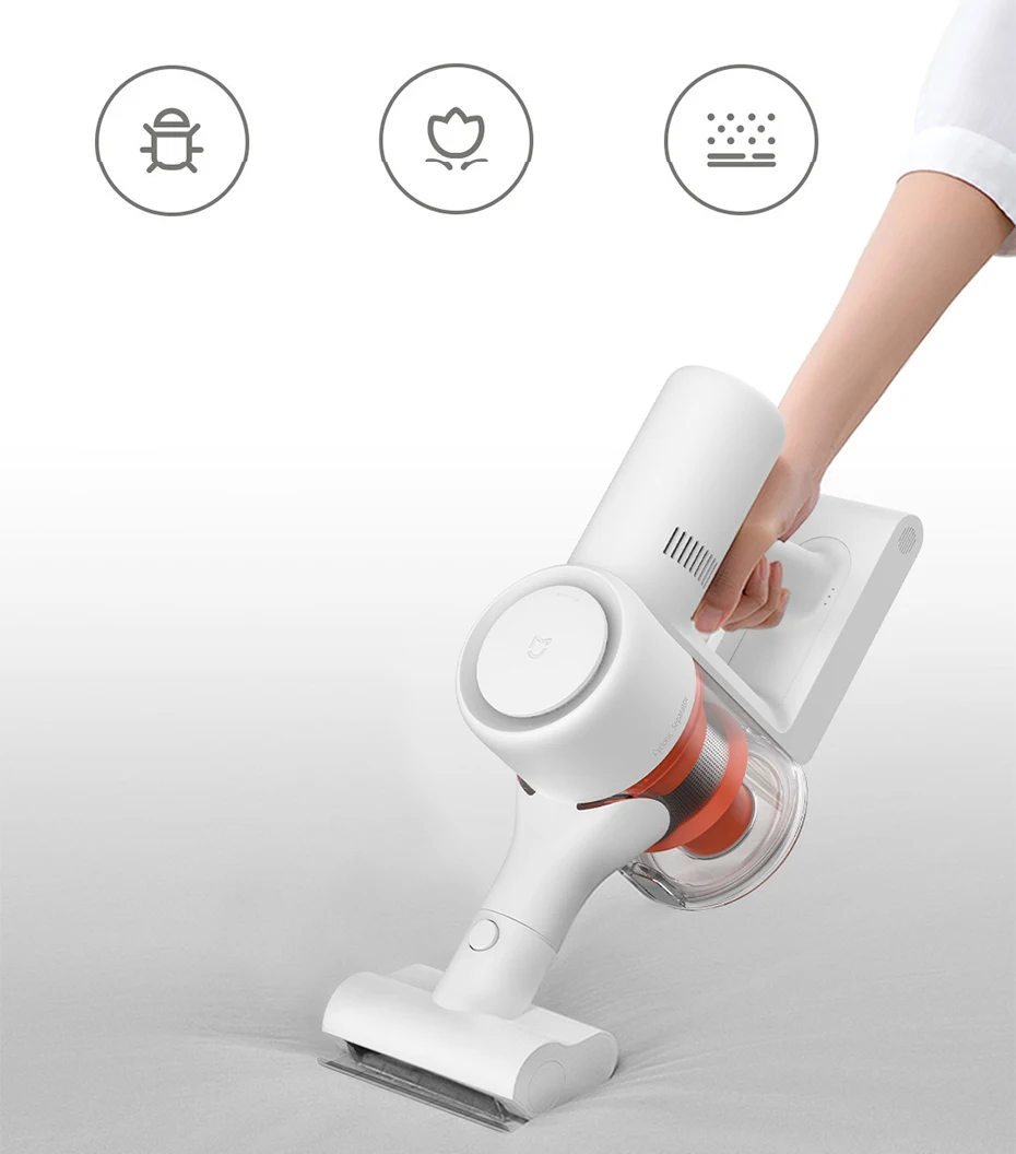 Xiaomi Mijia 1C ручной беспроводной пылесос циклон Беспроводная палка Очиститель Супер Сильный всасывания 20000Pa для домашнего автомобиля