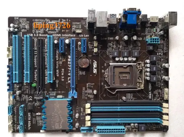 Asus P8Z77 V LX оригинальная материнская плата DDR3 LGA 1155 32 ГБ для I3 I5 I7 ЦП Z77 б/у