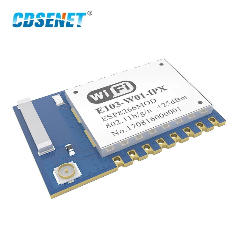 Wi-Fi модуль ESP8266 2 4 ГГц 100 мВт трансивер E103-W01-IPX ESP8266EX 100m IPX передатчик интерфейса и