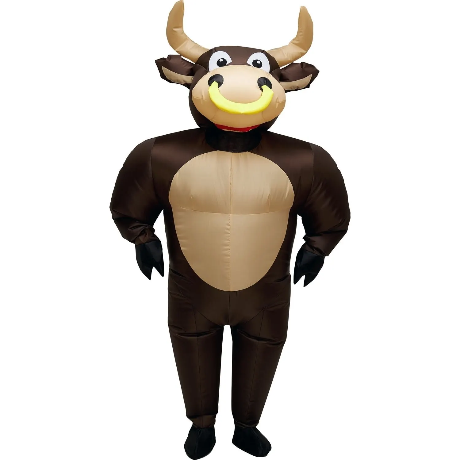 Надувной костюм Бык коричневый. Символ 2021 года сделано в России новый год |
