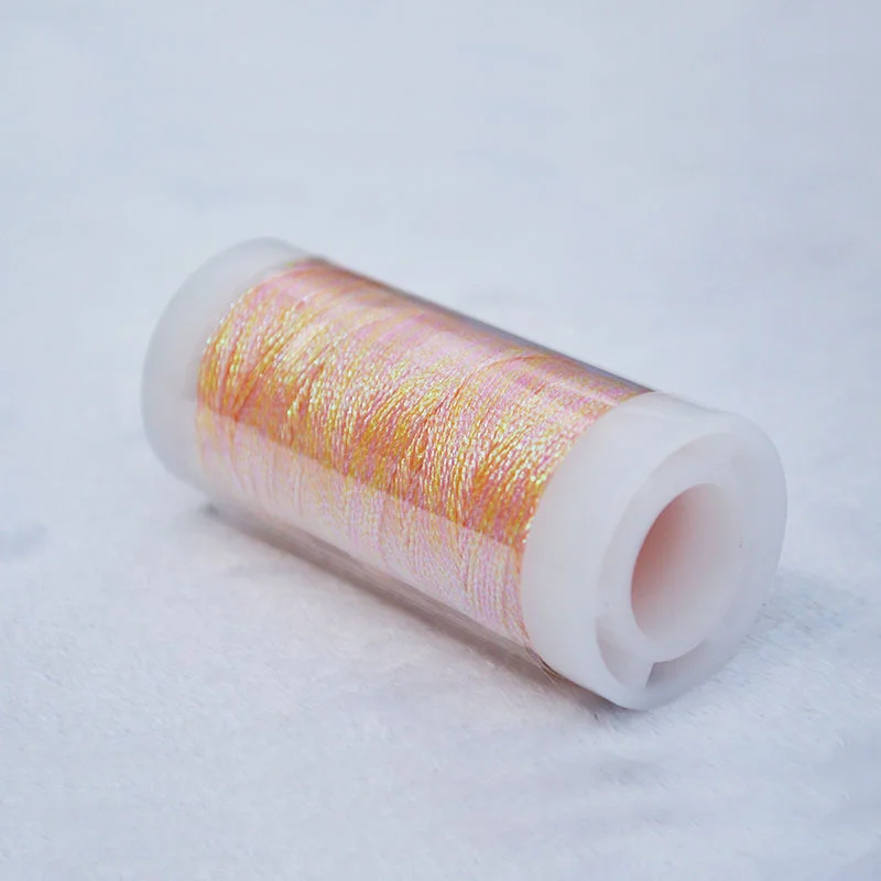 Нить для шитья блестящая пряжа вышивки крестом тканые нитки шелковая линия