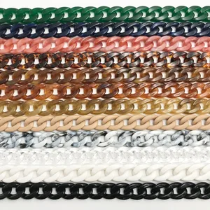 Съемный сменный плечевой ремень для сумки, 60 см120 см, с изображением рыбьей кости, из акриловой смолы, ремешок-цепочка, аксессуары для сумки, 1 шт.