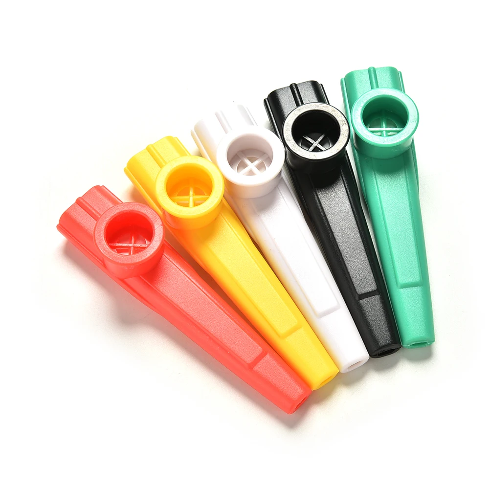

1pcs Plastic 5 Mixed Color Wind Instrument kids Gift toys Instrument Instrument for Kids Music Lovers kazoo