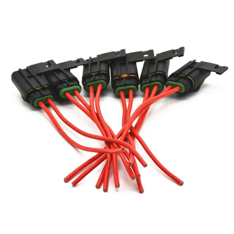 AL22 -Automotive/Marine Weatherproof Blade Style ATO/ATC Fuse Holder with Cover 12 AWG 30A 6 Pack | Автомобили и мотоциклы