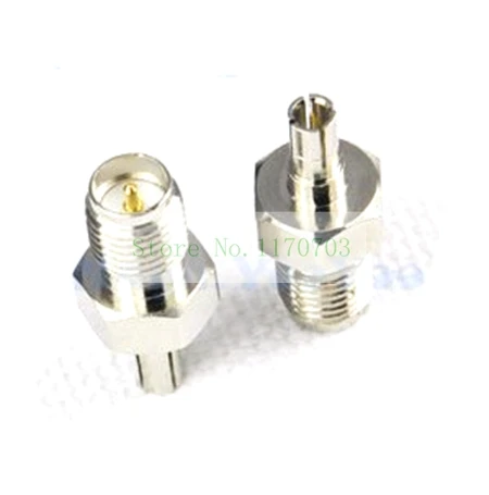10 PCS RF coaxial adapter RP SMA / female to CRC9 male Gold plated/Nickplated connector Plug Adapter | Обустройство дома